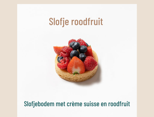 Taartje van de maand april 2025: Slofje roodfruit