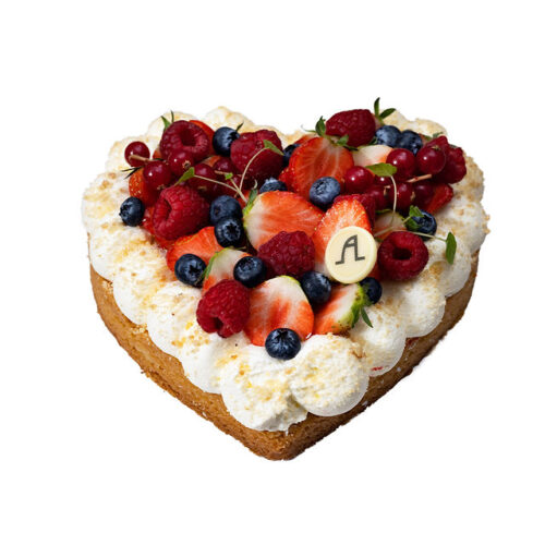 Slof roodfruit - crème suisse